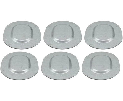 6x Trunk Floor Pan Oval Drain Plug Plate For A-body Chevelle GTO 442 GS 1967-72