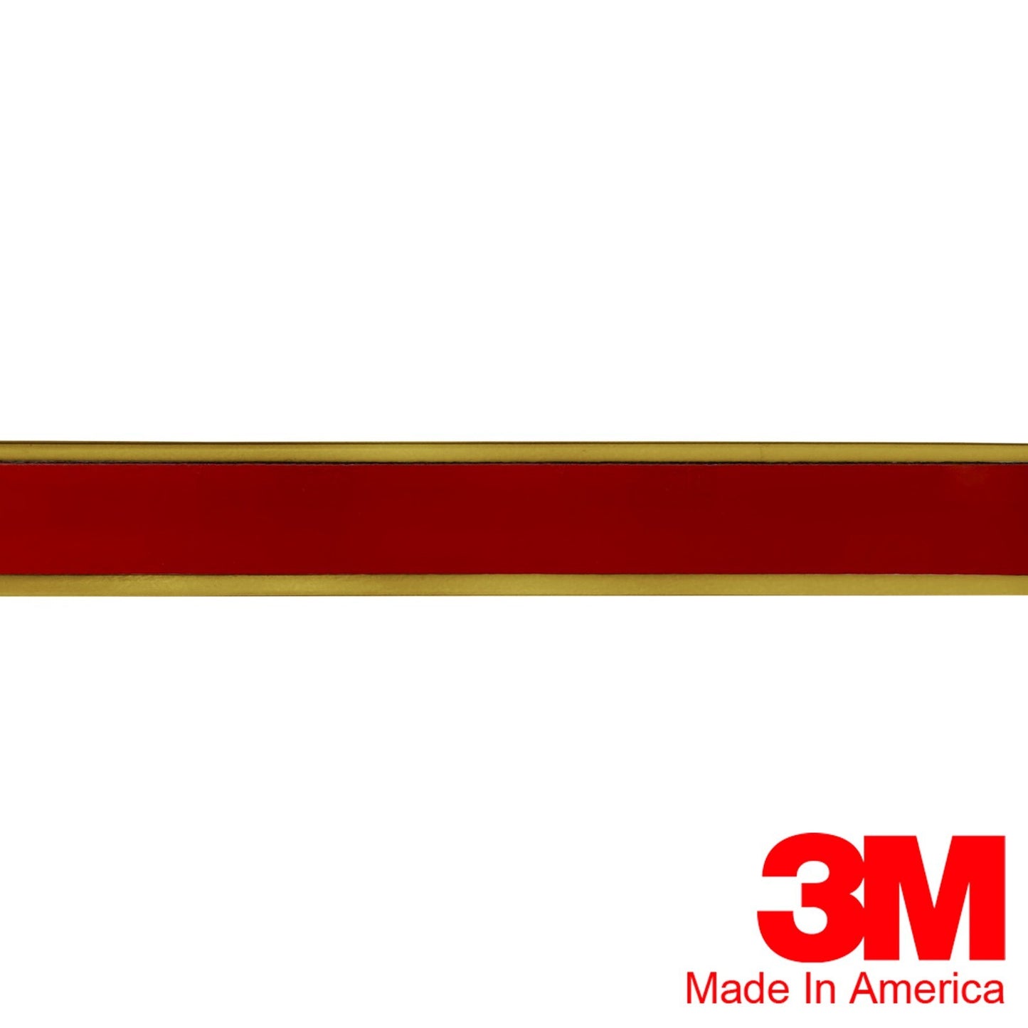 Vintage Style 5/8" Gold & Chrome Side Body Trim Molding - Formed Pointed Ends