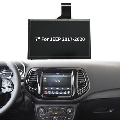7" LCD Display Touch Screen Radio Navigation For Jeep Compass 2017-2020