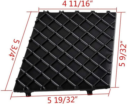 For BMW E60 E61 M Sport Front Bumper Lower Mesh Grill Trim Cover Pair LH+RH