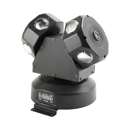 120W Moving Head Light 8 LED Rotating Beam Light RGBW Stage Light DJ Lighting