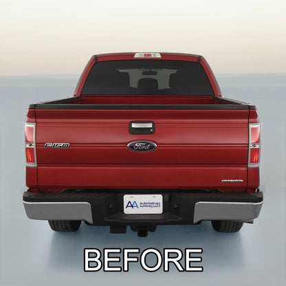 2009-2014 Ford F150 Chrome Tailgate Trim Molding Inserts By Automotive Authority