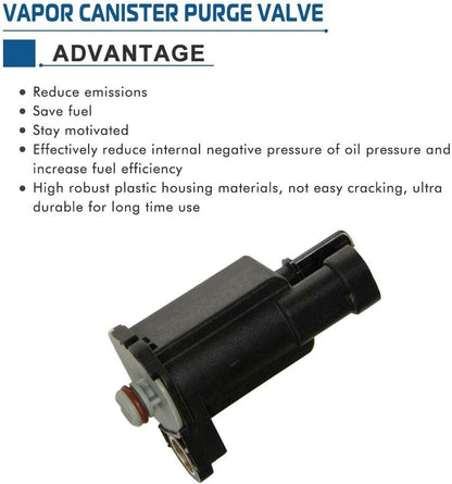 12592015 for Chevrolet for Buick Vapor Canister Purge Valve EVAP Solenoid EVAP