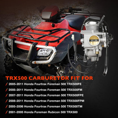 16100-HN2-305 Carburetor Kit Fit 01-11 Honda Fourtrax Foreman Rubicon 500 TRX500