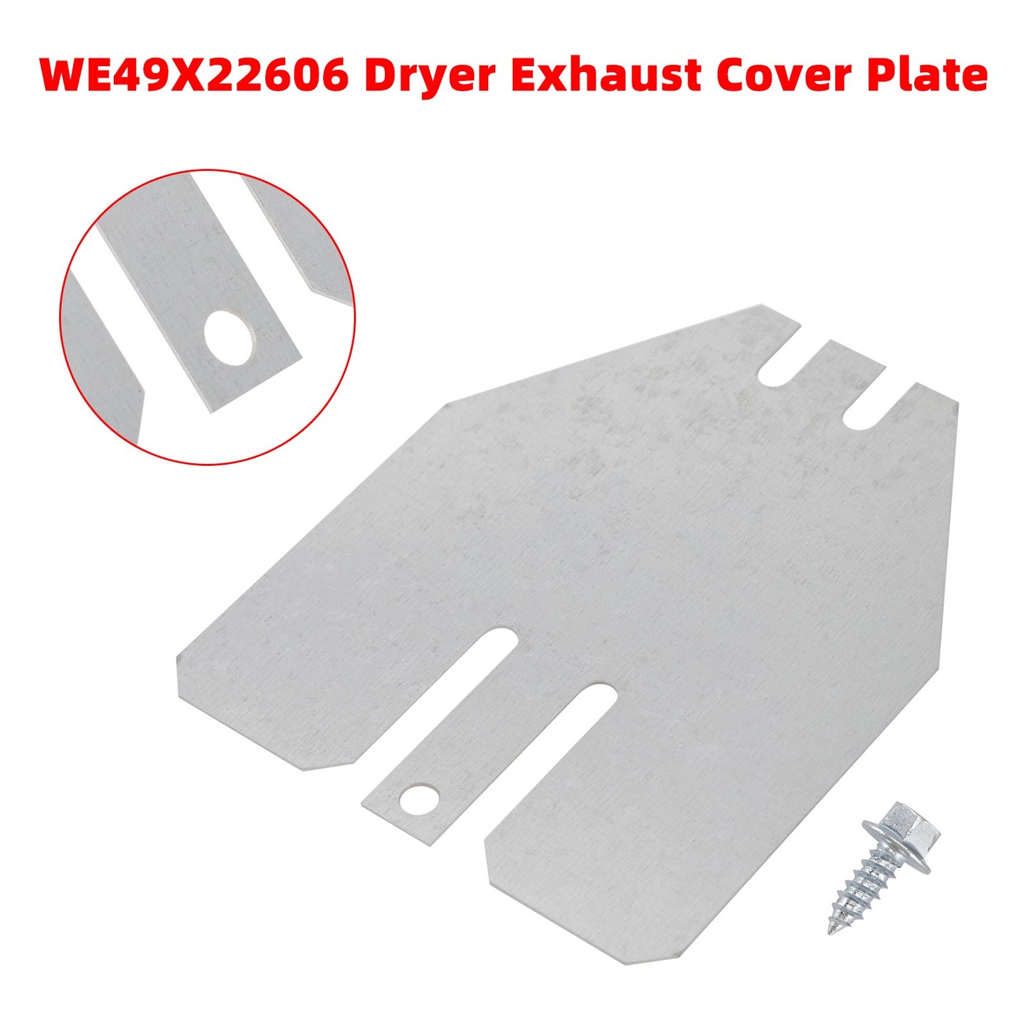 WE49X22606 Dryer Exhaust Cover Plate