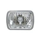 Pair 5x7" 7X6" Inch Square Diamond Cut Headlights For Jeep Cherokee XJ 1984-2001