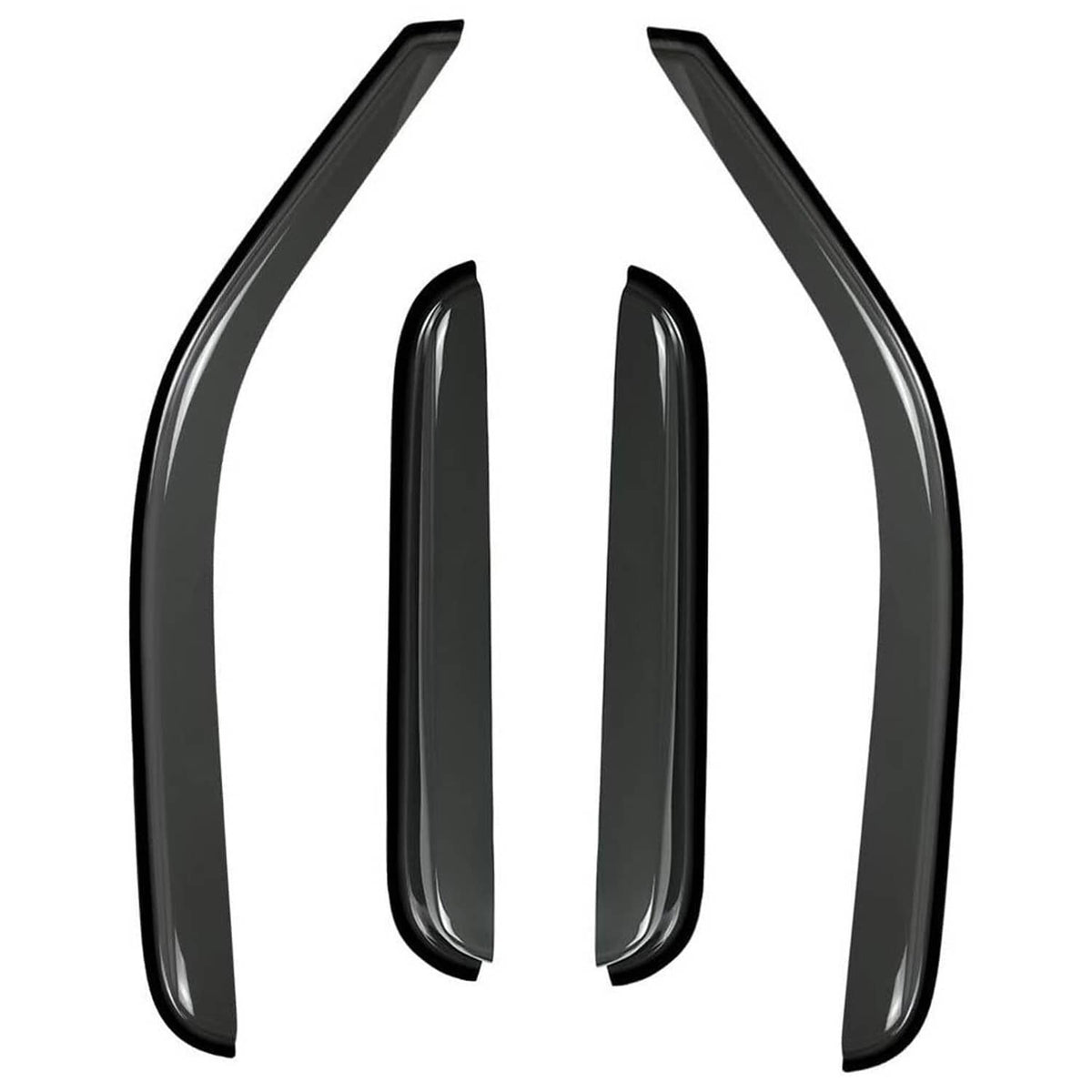 Solidspare Window Visors Rain Sun Guard for 99-06 Chevy Silverado GMC Sierra Extended Cab