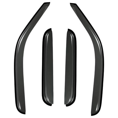 Solidspare Window Visors Rain Sun Guard for 99-06 Chevy Silverado GMC Sierra Extended Cab