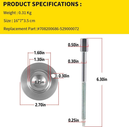 Solidspare Belt Removal Clutch Puller Tool For Can Am Defender HD8 HD10 708200686-529000072