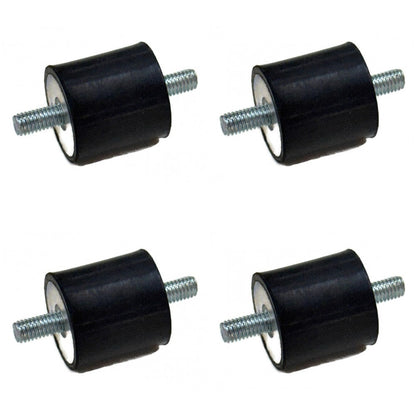 (4) Anti Vibration Air Intake Induction Mounts M6 for AEM 1228599 Injen 6020 K&N