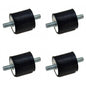 (4) Anti Vibration Air Intake Induction Mounts M6 for AEM 1228599 Injen 6020 K&N