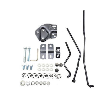 Solidspare New 4 speed Shifter Linkage Kit For 1955-67 Hurst Shifters & Muncie Transmission