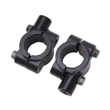 Solidspare 7/8" 22mm Handle Bar Rearview Side Mirror For Motorcycle ATV Scooter Go Kart