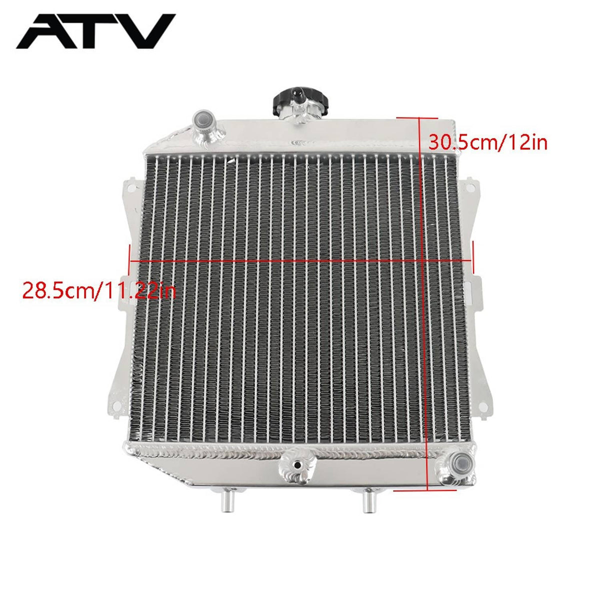 Solidspare Aluminum Radiator for Honda TRX420 TRX500 2014 2015 2016 2017 19010-HR3-A21