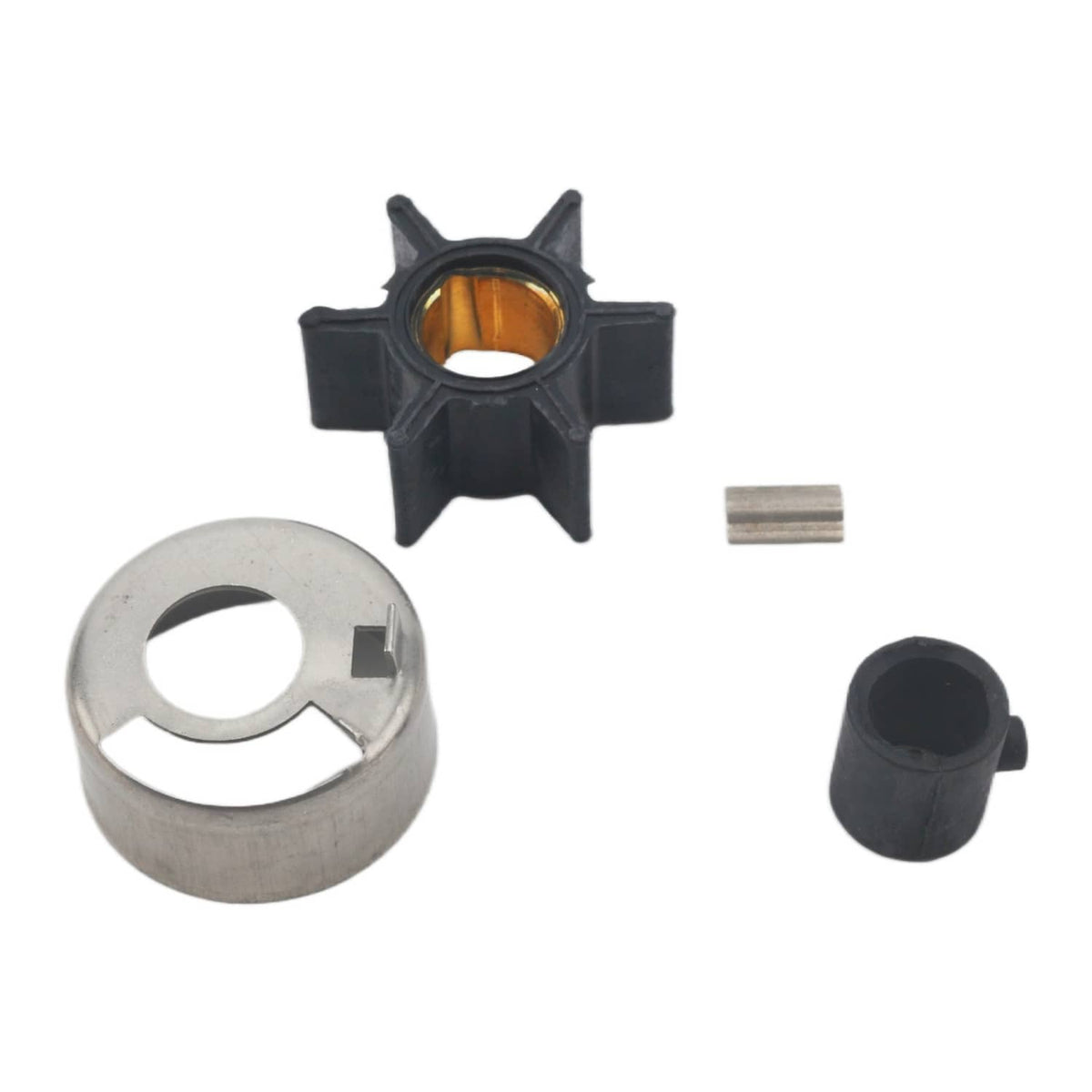 Solid Spare 0.438" Water Pump Rebuild Kit for 4 4.5 6 7.5 9.8 89980T1 89980Q1 92970A5 Marine