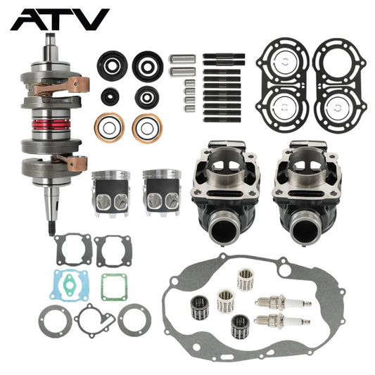 Solidspare For Yamaha Banshee 350 Complete Rebuilt Motor Engine Rebuild Kit Gaskets Seals