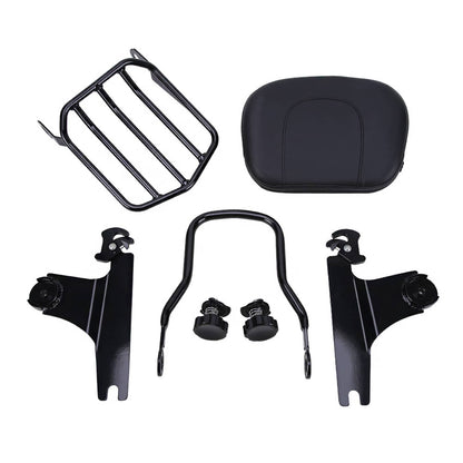 Solidspare Backrest Sissy Bar & Luggage Rack For 94-03 Harley Sportster XL 883 1200 Custom
