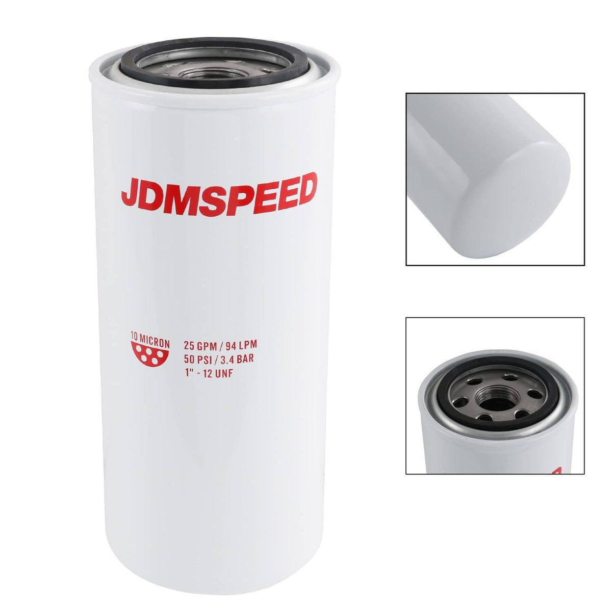 Solidspare Fill-Rite F1810PM0 18 GPM 1-12UN 50PSI Particulate Spin On Fuel Filter 10 Micron
