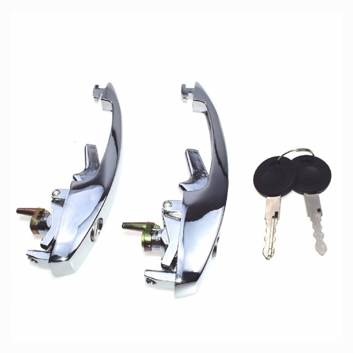 Solid Spare PAIR) OUTER DOOR HANDLES WITH MATCHED KEYS FITS VW TYPE1 BUG 113898205M 1968-79