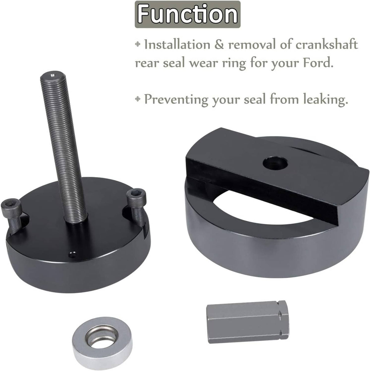 Solid Spare For Ford 6.0L/6.4L Powerstroke 303-770 Crankshaft Rear Main Seal Installer Tool