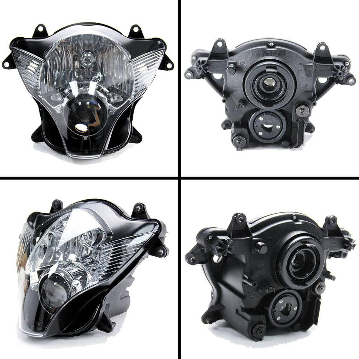 Solidspare Front Headlamp Headlight Assembly For Suzuki GSXR600 GSXR750 K6 2006 2007 06-07
