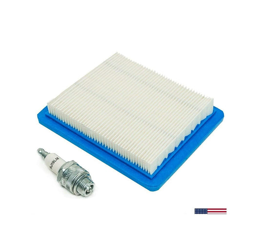 Solid Spare CRAFTSMAN BRIGGS TUNE UP KIT AIR FILTER REPL 491588 SPARK PLUG REPL RJ19LM