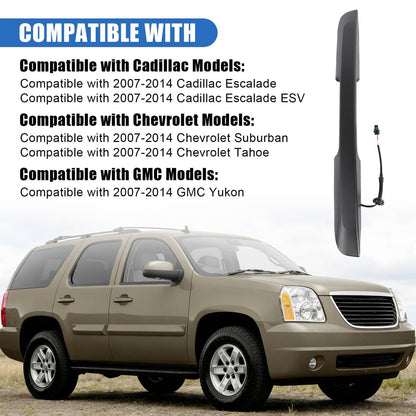 Solidspare Outside Lift Gate Handle Black For 07-14 Yukon Suburban Tahoe Escalade 25838218