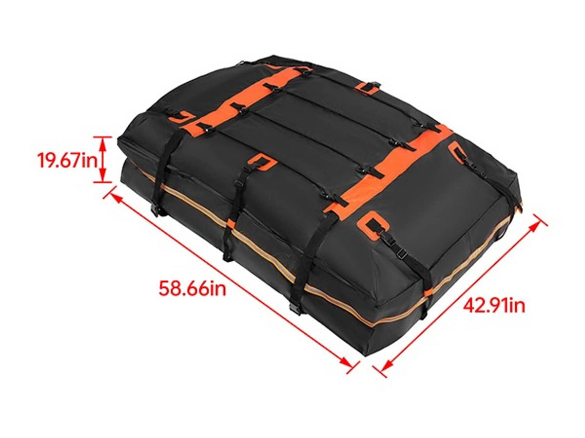 Solid Spare Universal Roof Top Cargo Carrier Rooftop Waterproof Bag Travel Luggage Storage