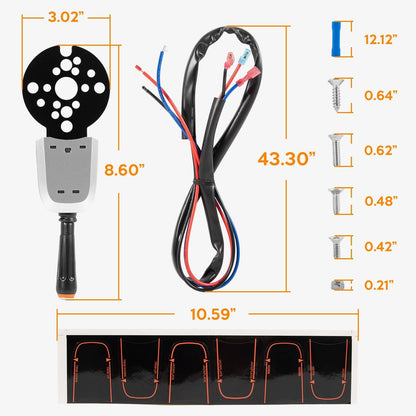 Solidspare PT1000-1P Pro Bezel Control Switch Blinker Trim/Jack Plate For Seastar Hydraulic