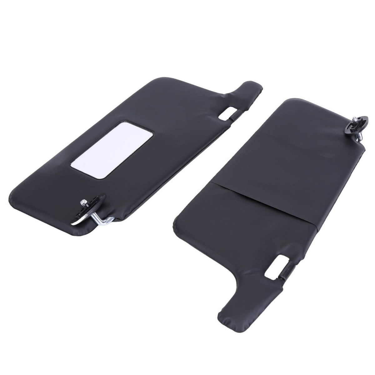 Solidspare Black For 1996-2001 Honda Civic Sun Visors Left Driver & Right Passenger Set