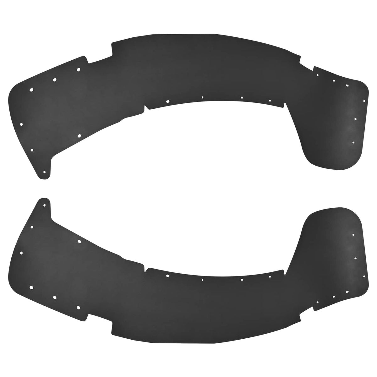 Solid Spare Rear Dually DRW Bed Inner Fender Flare Liners Set For Ford F350 F450 17 18 19-23