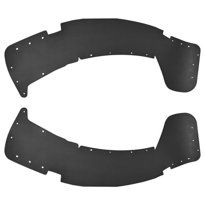 Solid Spare Rear Dually DRW Bed Inner Fender Flare Liners Set For Ford F350 F450 17 18 19-23