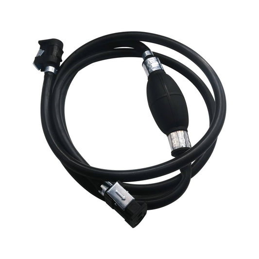 Solid Spare 5/16 " Yamaha Outboard Boat Motor Fuel Line Hose With Primer Bulb and Connector