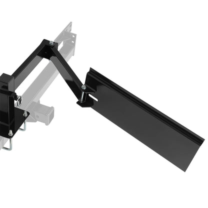 Solidspare Universal  Powder Coated Black Bumper-Mounted Swing Arm Assembly For Grilling
