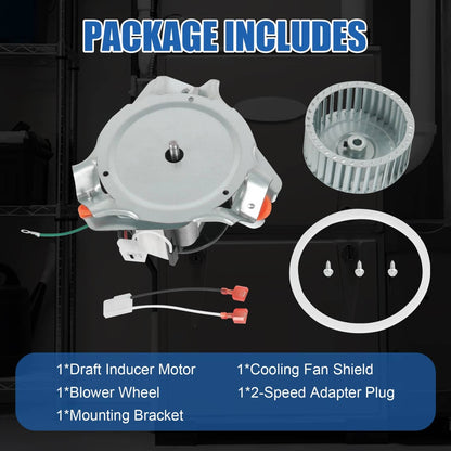 Solidspare 326628-762 Furnace Draft With Motor Assembly For Carrier Bryant Payne HC21ZE126A