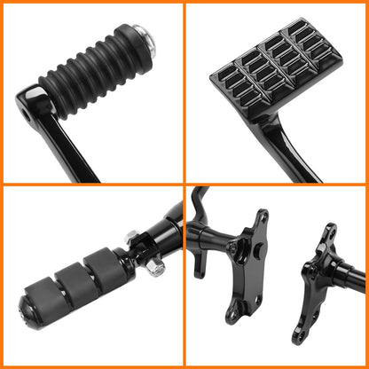 Solidspare For 91-03 Harley Sportster1200 & 883 Forward Control Kit Pedal Pegs Foot Rest