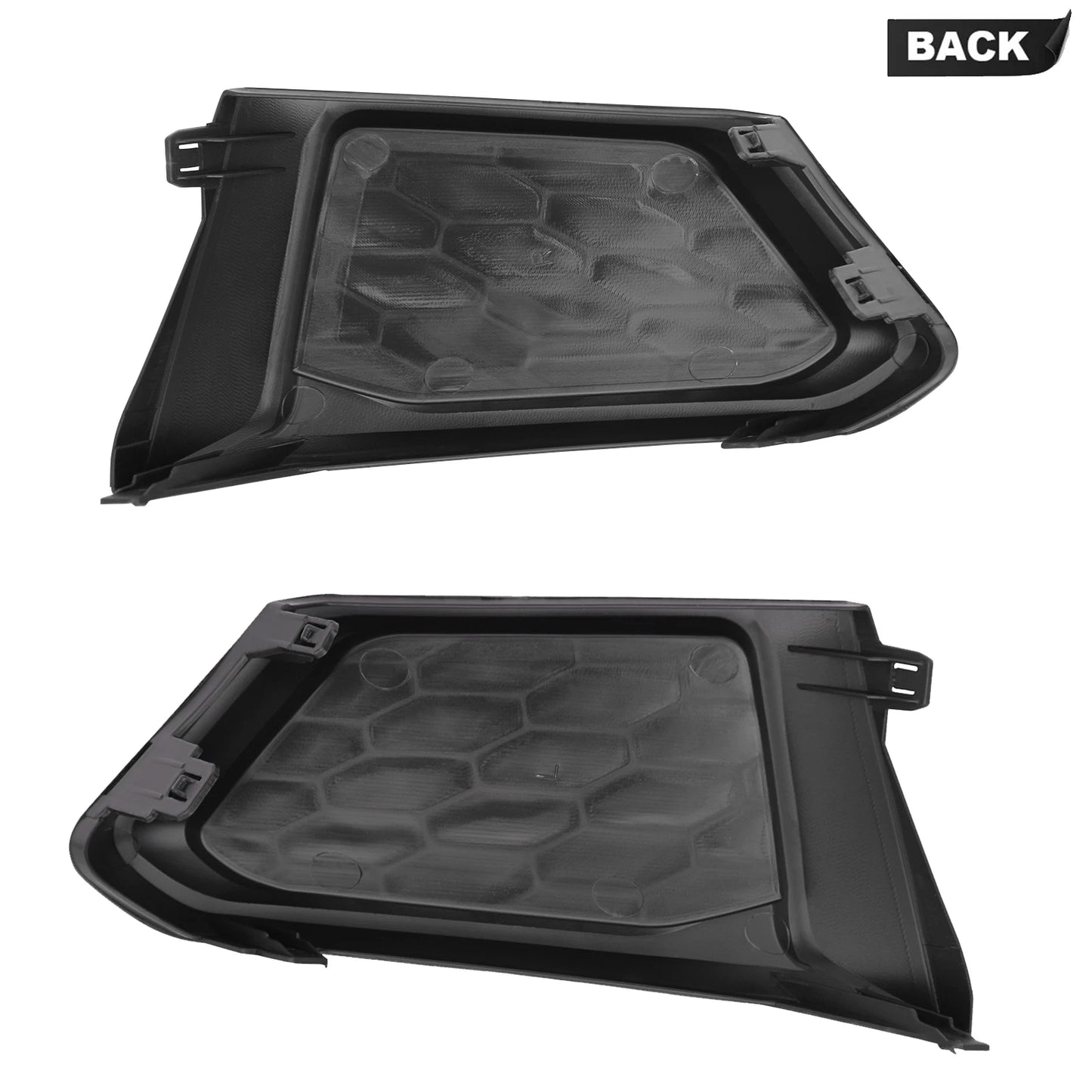 A Pair Front Bumper Lamp Bezel Fog Light Cover Fit For 2019-2021 Nissan Altima