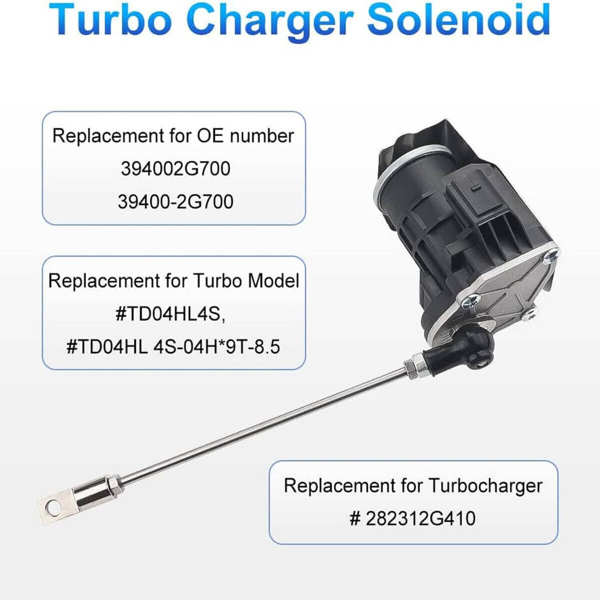 Solidspare Turbo Wastegate Actuator For 2009-2015 Hyundai Kia 2.0L 39400-2G700 39400-2G720
