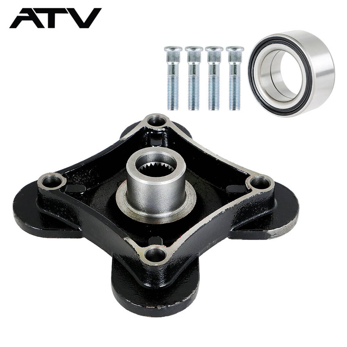 Solidspare NEW Front Rear Wheel Hub Kit For Polaris RZR XP 1000 RZR XP 4 1000 2014-2017