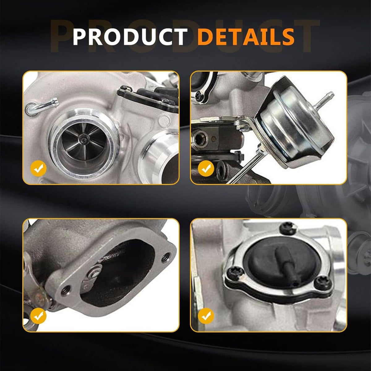 Solidspare Left +Right Turbo Kit For Ford F150 F-150 Pickup V6 3.5L 2013-2016 Turbocharger