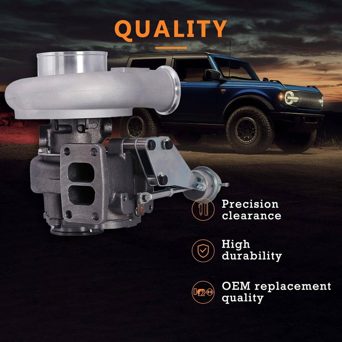 Solidspare Diesel Turbo Turbocharger HX35W for 1996-98 Dodge Ram 2500 3500 5.9L T3 3536160