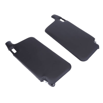 Solidspare Black Sun Visors Left Driver & Right Passenger Fit For 1996-2001 Honda Civic
