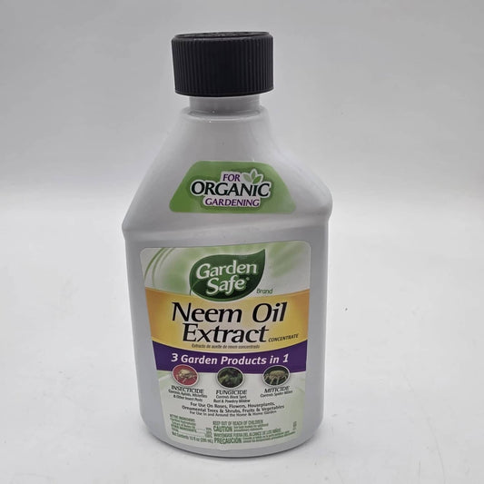 Solid Spare Garden Safe Neem Oil Extract Concentrate for Organic Gardening, 10 Fluid Ounces