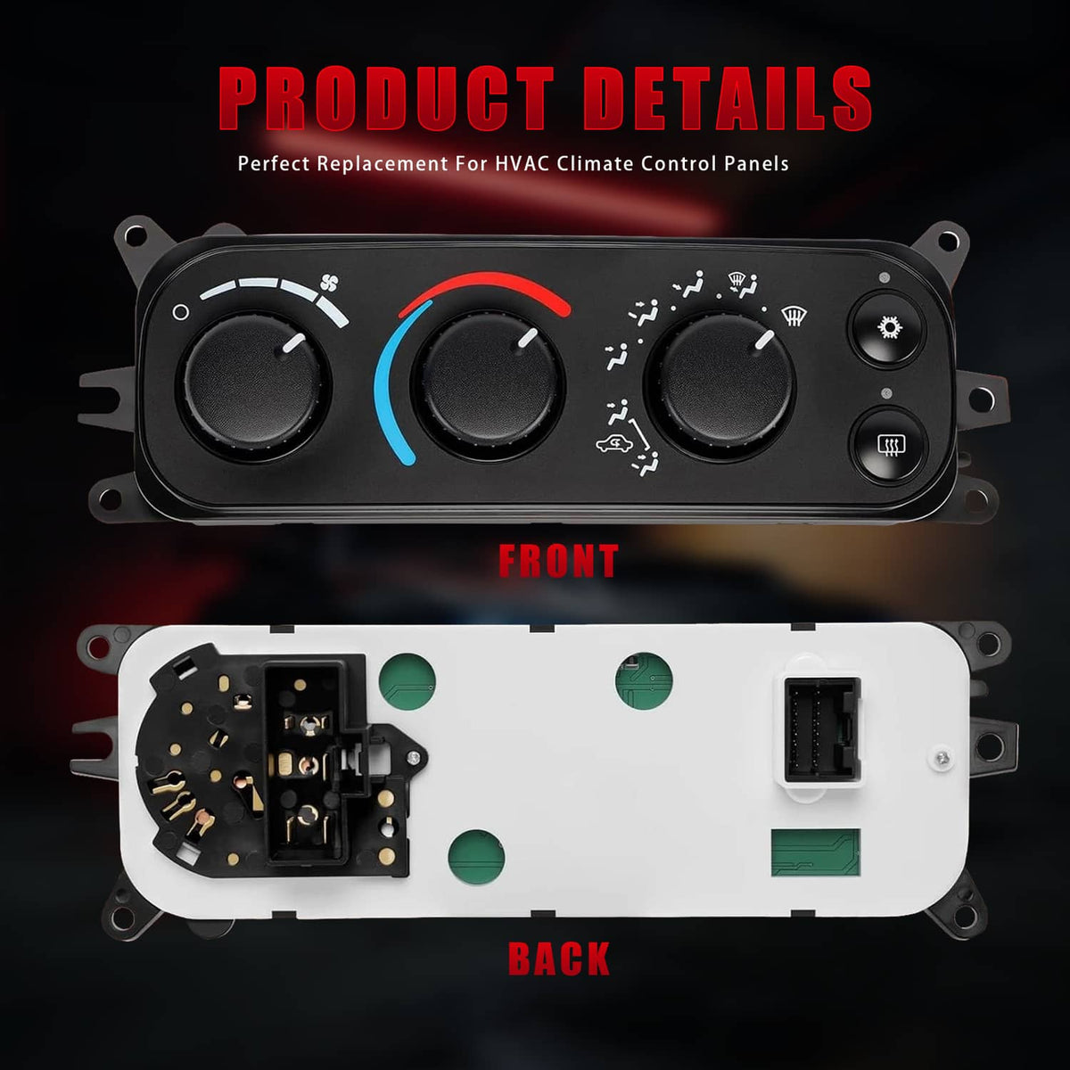 Solidspare New A/C Heater Climate Control Module For 02-05 Dodge Ram 1500 2500 3500 599-212