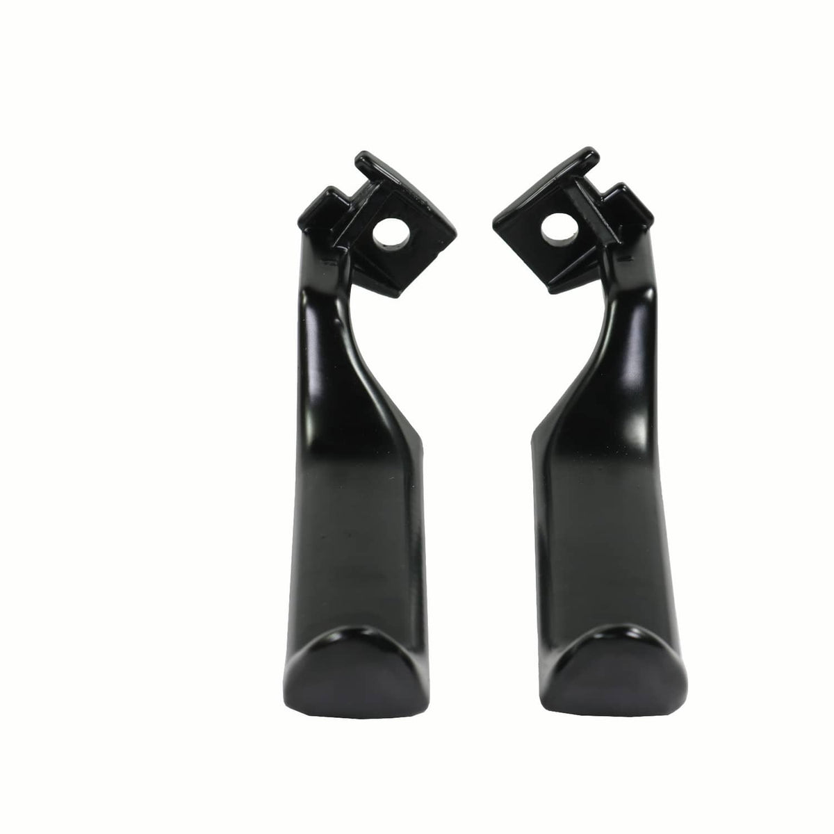 Solidspare Set(2) Metal Inside Door Handles LH&RH For 87-96 Ford F150 F250 F350 Truck Black