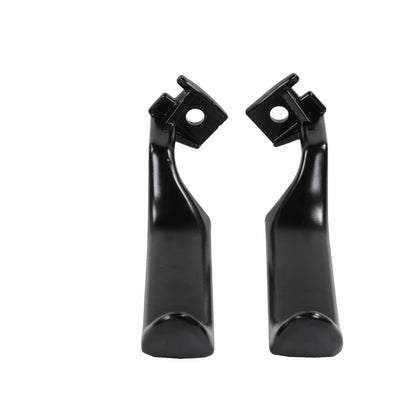 Solidspare Set(2) Metal Inside Door Handles LH&RH For 87-96 Ford F150 F250 F350 Truck Black