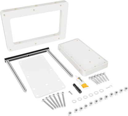 Solidspare 1854055 RTA-55 Quick Release Bracket, Fit for Minn Kota Quest Motors, White