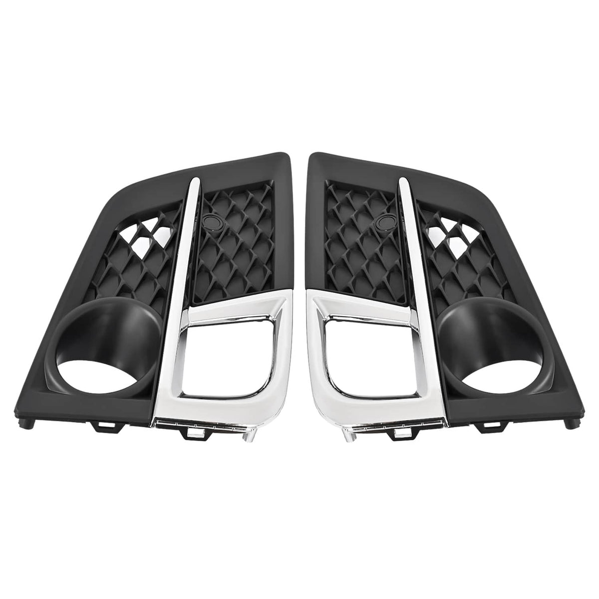 Solid Spare Pair For Honda Odyssey 2018 2019 2020 Front Bumper Fog Lights Chrome Trim Cover