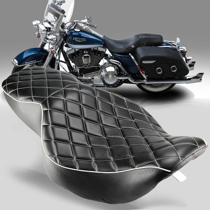 Solidspare Driver Passenger Seat Two-up For Harley Touring Road King 1997-2007