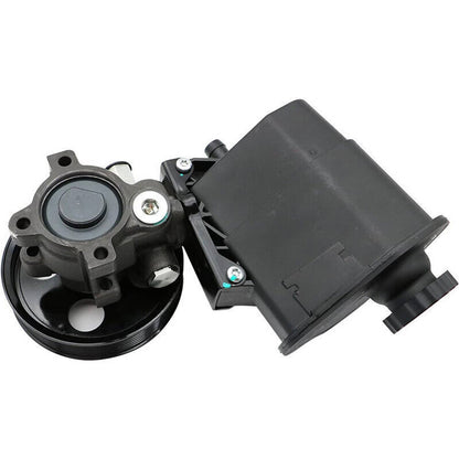 Solidspare New Power Steering Pump w/ Reservoir & Pulley For 04-07 Dodge Ram 1500 3.7L 4.7L